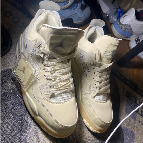Jordan 4 off white sail ( size 8) - Picture 1 of 2